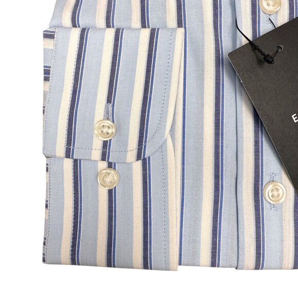 NWT Men's NORDSTROM Tech-Smart Trim Fit Easy Care Dress Shirt | 16.5 X 36-37 - Picture 3 of 9